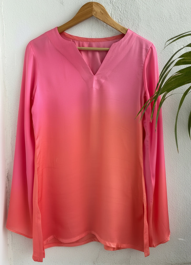 Sunset Blush Kurti