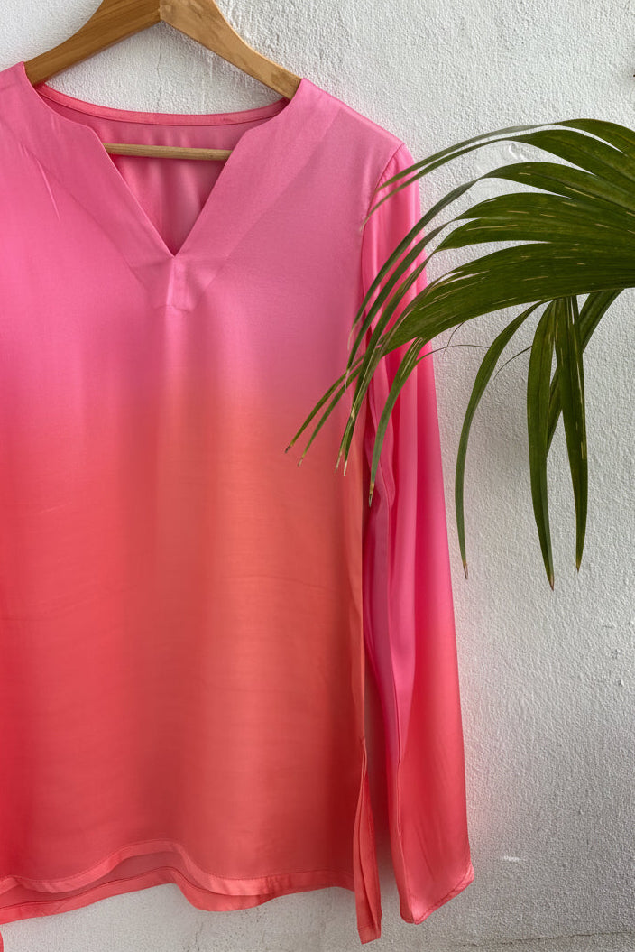 Sunset Blush Kurti